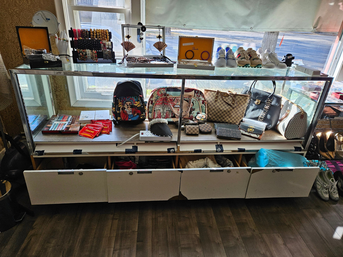 Handbag - Tan with Brown Embossing