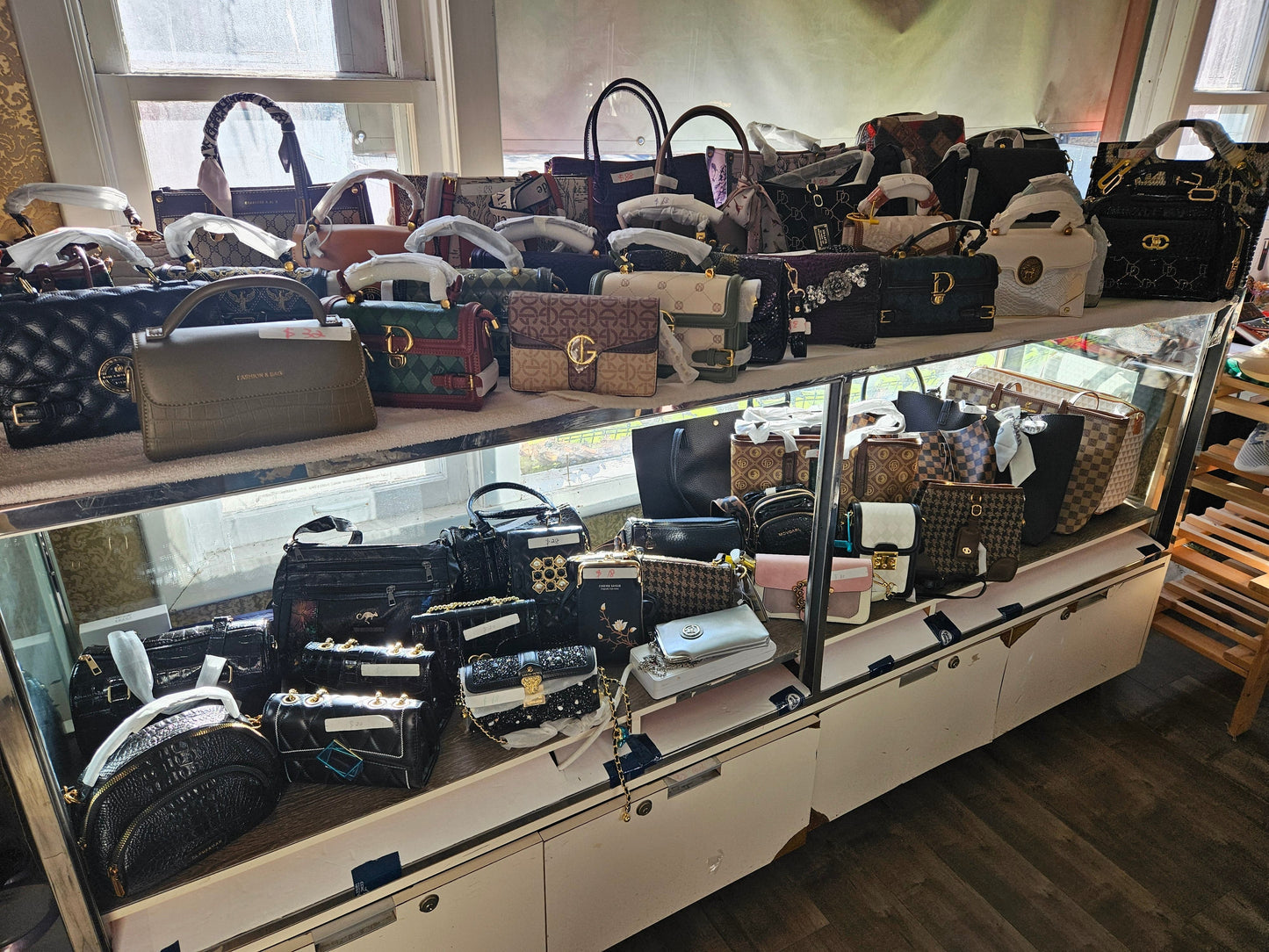 Clutch - Brown on Brown Pattern