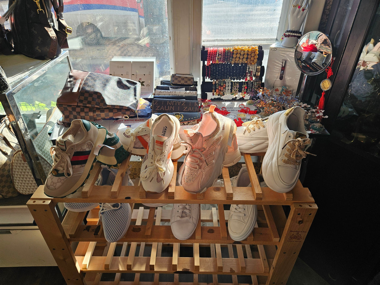 Clutch - Black Leather - Snakeskin Pattern