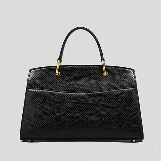 Shoulder Bag - Large - Clamshell Fish Skin Motif